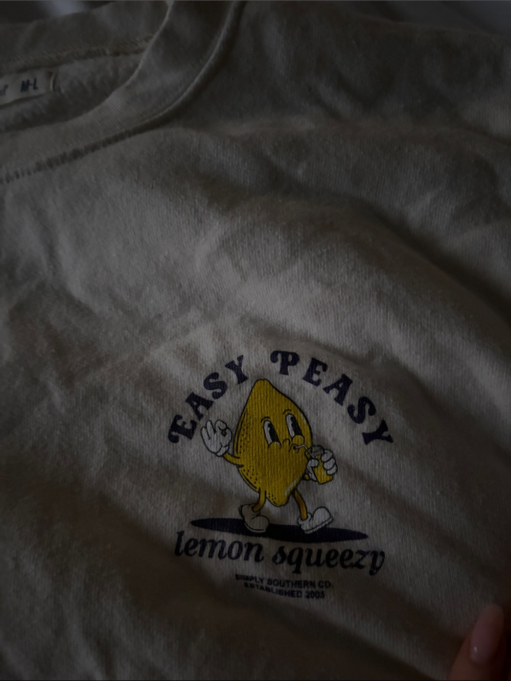 Simply Southern Cream Crewneck - Picture 2 of 4